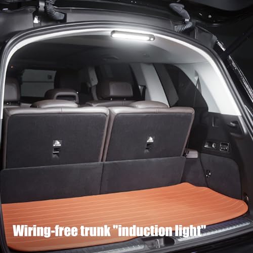 LED Trunk Light Motion Sensor Hands-free Automatic Lighting Manual On/off Long-lasting Battery USB Magnetic Dome Lighting Auto Ceiling Lamp Interior Bars For Trucks Roof Tent Luggage Box