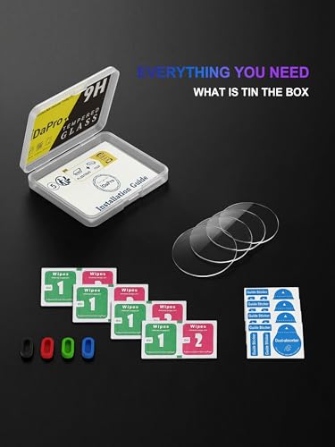 iDaPro Screen Protector for Garmin Fenix 8 AMOLED 47mm/Solar 47mm, 9H Glass - size: Fenix8-47mm