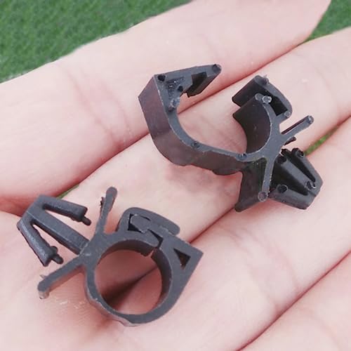 15 Pack Car Wire Loom Routing Clips OD 1/2" Push Mount Car Wire Loom Clips Fuel Line Retainer Bracket for GM Ford Jeep Boat Trailer UTV Lawn Mower Wrangler Sedan UTV Engine Fuel Hose Pipe Cable