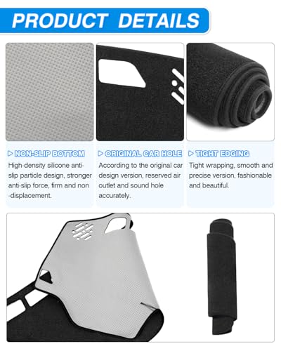 Cartist Dash Cover for Ford Fusion 2013-2020 Dashboard Cover Mat - size: Ford Fusion 2013-2020