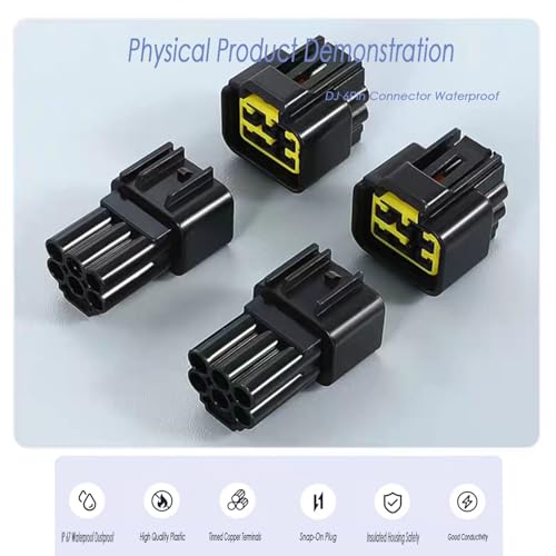 6 Pin Waterproof Electrical Connector,Automotive Connector for Car,Truck - size: 6pin plug connector 5pairs