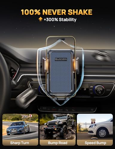 CD Phone Holder for Car, One-Hand Release CD Slot Mount with Thick Case Fit - color: Light Grey