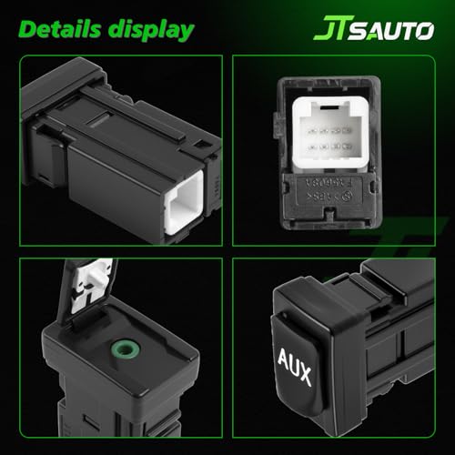 To-yota Aux Port Audio Jack Adapter Replace 86190-02010 Multi Models - size: 86190-02010