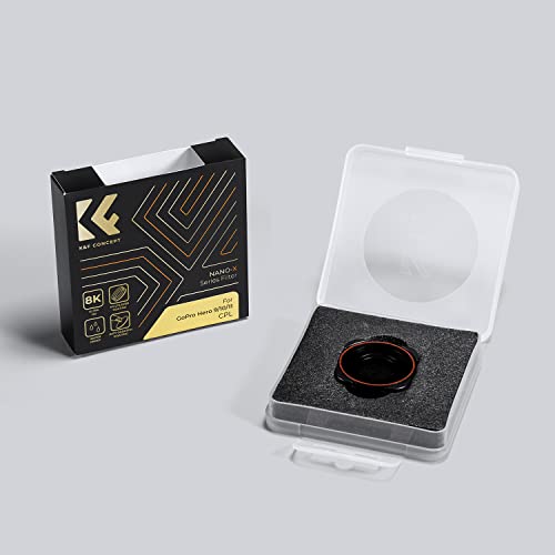 K&F CONCEPT CPL Camera Lens Filter for GoPro Hero 13/12/11/10/9 Black - style: CPL files