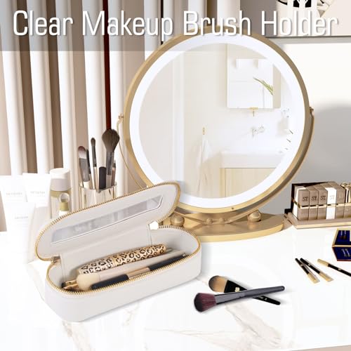 VOFIpremiAm Clear Makeup brush holder Small Makeup Bag - size: Slim (Shapely)