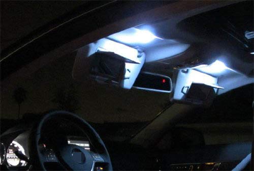 iJDMTOY 6-SMD 6411 C5W Sun Visor Vanity Mirror Replacement Bulbs, Xenon White