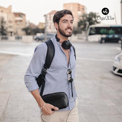 OrgaWise Electronics Travel Organizer, Multi-Layer Tech Case (Pouch-Black, 5.3, Liters) - color: Pouch-Black
