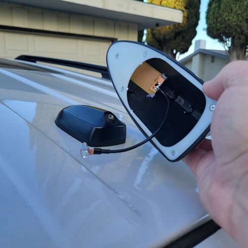 Scosche RMSFC-MX3 Shark Fin Antenna Cover for AM/FM Radio - Fits Most Vehicles with an Existing Roof Top Antenna - Easy Install for Car, Truck, SUV, Van - See Images for Fitment Info - style: Sharkfin Rooftop