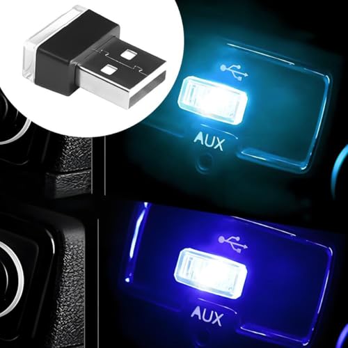 4 Pack 5 V 0.2 W USB Interior Ambient Lights, 4Colors - color: 4Colors
