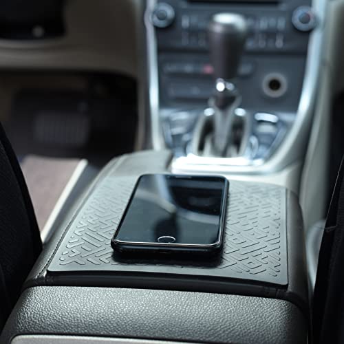 Car Dashboard Non Slip Mat, Brlvget Anti Slip Gel Pad, Multifunctional Fixate Anti Slide Sticky Dash Pad for Radar Detector, Cell Phone, Keys, Glass, Mirrors, GPS, Coins 7.1 x 5.5 inch (4 Pack) - color: 4 pack