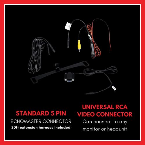 EchoMaster Universal HD Front or Rear Backup Night Vision Camera