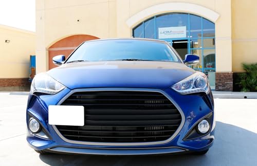 iJDMTOY Tow Hook License Plate Mounting Kit for Hyundai 2011-2018 Veloster