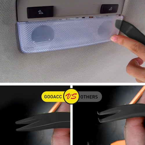 GOOACC Auto Trim Removal Tool Kit No-Scratch - color: 4PCS Trim Removal Tool Black