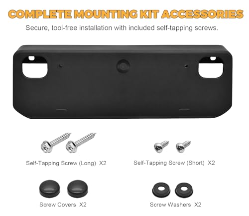 Front License Plate Frame for Toyota 4Runner 2014-2024 - size: For Toyota 4Runner