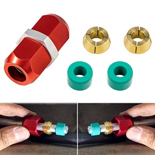 Replace for 800-643, Air Conditioning Repair Splice Connector fits for 5/16 in. Aluminum Lines, Universal Fit for Line to Line Repair - size: 800-643
