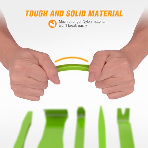 GOOACC 6PCS Auto Trim Removal Tool Kit Green - color: 6pcs Trim Removal Tool Green