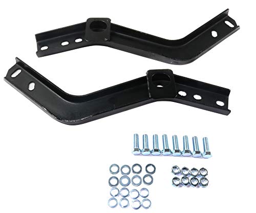 Evan Fischer Step Bumper With Mounting Bracket/s for Toyota Pickup 1989-1995 Face Bar & Pads Powdercoated Steel w/o Parking Aid Sensor Holes USA Built Vehicle Replaces # 002283591101-PFM