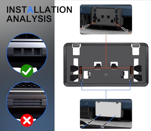 Front License Plate Frame for F150 2021-2023 2.7L 3.0L 3.5L V6 - size: For F150 2021-2023
