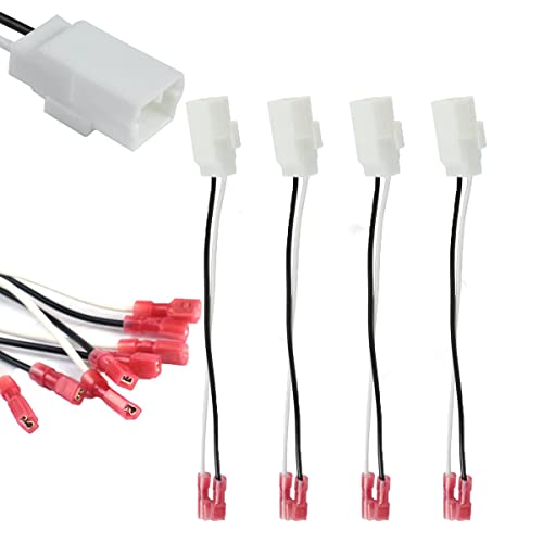 4 Pack Speaker Harness 72-6514 Door Speaker Replacement Wire Harness - style: 72-6514
