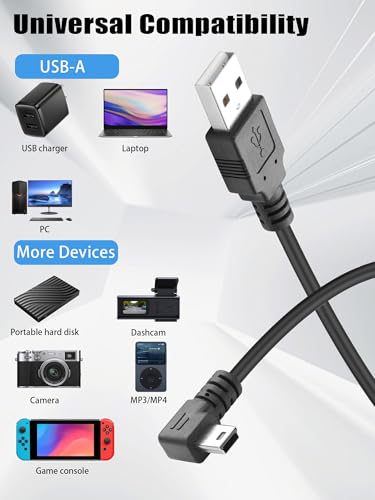 YACSEJAO 30CM 90 Degree Mini USB Short Cable, 3Pcs, Right Angle - style: Right Angle