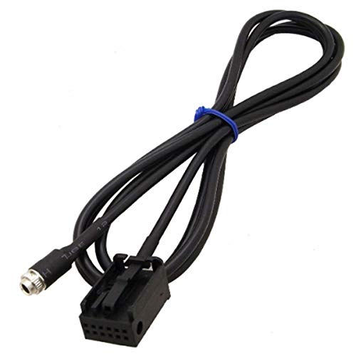 3.5mm AUX Cable Compatible with BMW E85 Z4 E39 E53 X3 X5 Mini Cooper, in-Car Female Audio Adapter Extension Cord, Plug and Play Car Stereo Input