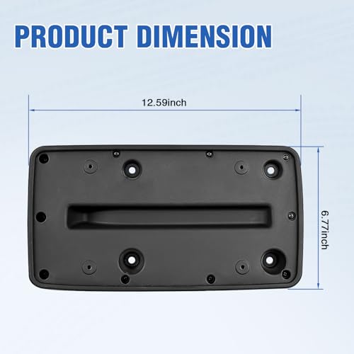 Nilight Rear License Plate Bracket for TJ 1997-2006 Replace #55174994 - color: Jeep Wrangler TJ 1997-2006