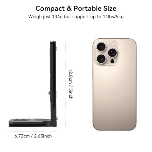 UTEBIT Camera L Bracket, with 1/4'' Screw Hole & Quick Release Plate