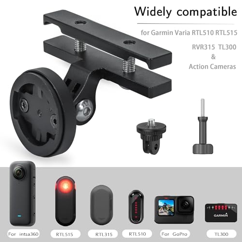 Bicycle Seat Rail Mount for Garmin Varia RTL510/515/RVR315/TL300 Taillight