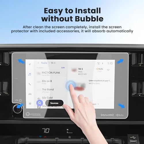 Canvcle 2PCS Screen Protector for 2022-2026 Toyota Tundra SR SR5/2023-2026 Sequoia SR5/2025 2026 4Runner Accessories, 8 Inch Navigation Screen Tempered Glass Touchscreen Protector Screen Cover Film - size: Toyota Tundra/Sequoia/4Runner 8 Inch