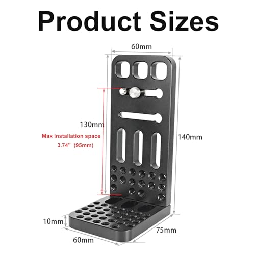 Camera L Bracket,Universal Vertical Camera Horizontal Mount Plate - size: Short Version