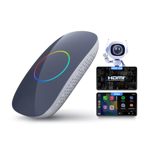 Wireless CarPlay Adapter, Magic AI Box with HDMI Output - color: Slate Gray
