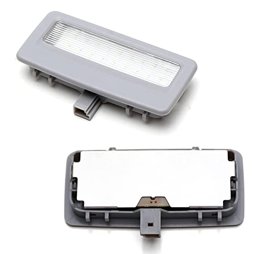 iJDMTOY LED Sun Visor Vanity Mirror Lights For BMW 5/7 Series - style: Grey