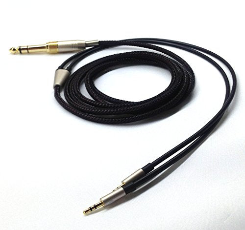Replacement Cable Compatible with Hifiman HE400S, HE-400I, HE-400i(Dual 2.5mm Port), HE560, HE-350, HE1000, HE1000 V2 Headphone 3.5mm / 6.35mm to Dual 2.5mm Jack Male Cord 3meter/9ft - size: with Dual 2.5mm male