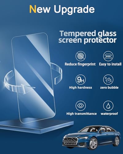3 Pack Screen Protector For Audi A6 & A7 2019-2025 Accessories - size: for A6 & A7