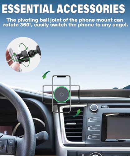 Car Phone Mount for 2014-2019 Toyota Highlander Accessories - size: fit for 2014-2019 Toyota Highlander