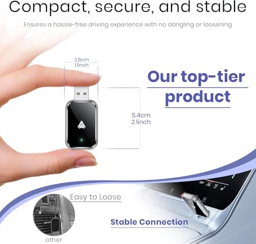 Wireless Android Auto Adapter, Convert Wired to Wireless