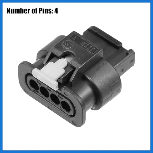 1 Set No.4F0973704 4 Way Map Sensor Connector Adapter Plug Clip Kit Replacement for VW for Audi Auto Accessories
