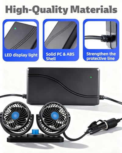 Aletbo 360W Ac to Dc Converter 110V to 12V, 30A AC to DC Adapter, Cigarette Lighter Adapter to Wall Plug for Car Refrigerator, Tire Inflator, Vacuum Cleaner, Iceless Cooler, 120V to 12V Converter - size: 360W