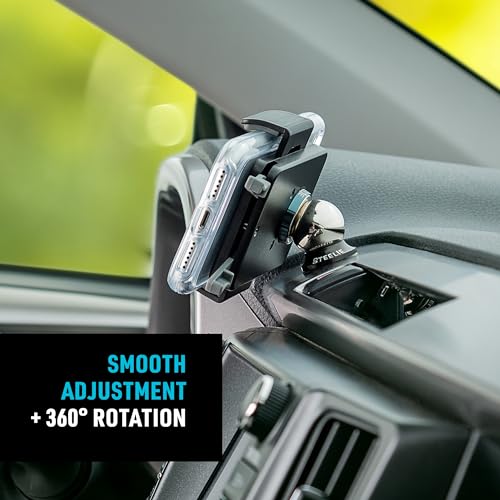 Nite Ize Steelie Squeeze Dash Kit - Magnetic Cell Phone Holder for Car Dashboard - Adjustable Phone Holder for Cars - Compatible with Apple MagSafe iPhones & Accessories - style: Squeeze