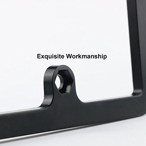 Wordcam License Plate Backup Camera, HD Front Rear View, Metal Frame Mount