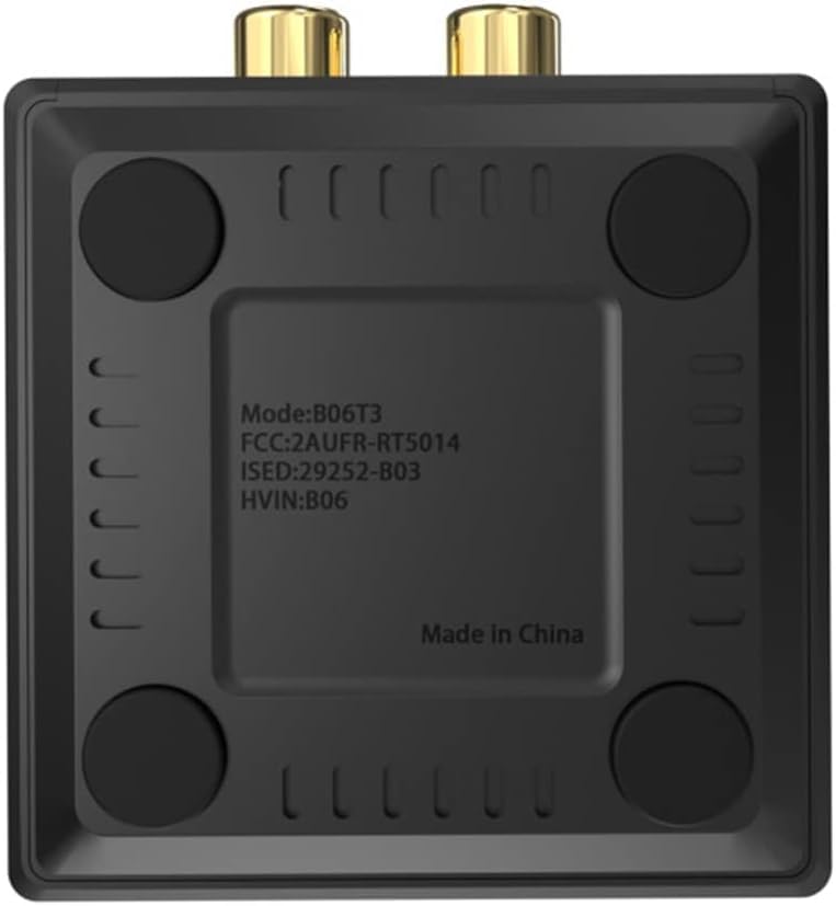 YMOO B06T3 Bluetooth 5.3 Receiver for Home Stereo with RCA AUX 3.5mm Jack