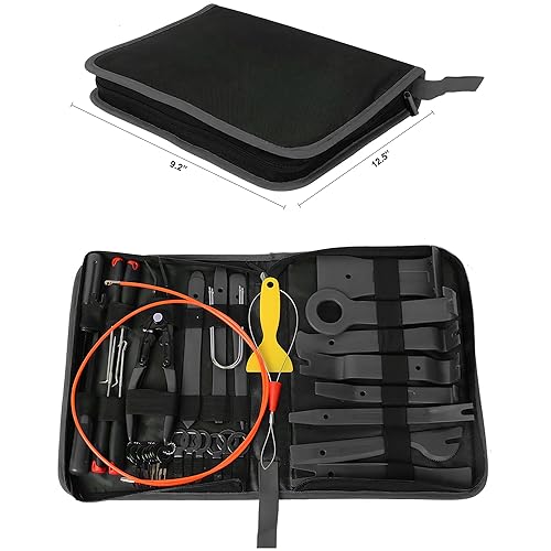 GOOACC 40Pcs Trim Removal Tool Black - color: Black