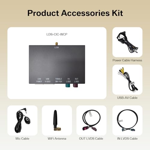Wireless CarPlay & Android Auto MMI Retrofit Kit Adapter for BMW CIC System - size: BWM CIC System