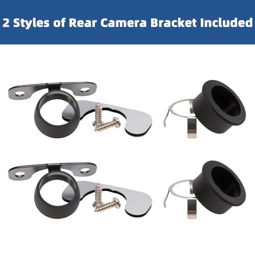 Universal Adjustable Round Car Rear Camera Mounting Bracket Kit - size: Butterfly&Flush Camera Mount