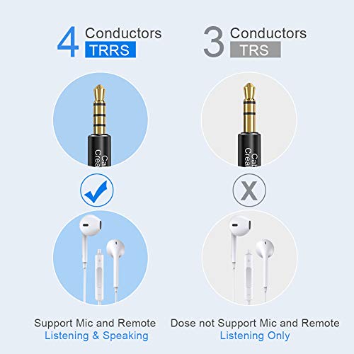 CableCreation Headphone Extension Cable + 2 Pack 3.5mm 1/8 Stereo Jack to 3.5mm Audio Male to Male Adapter Connectors