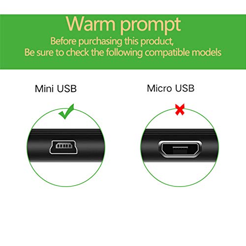 10FT Replacement Mini USB Cable Charger Charging Power Cord for Onetouch Verio Iq Meter ,PS3 Controller, MP3, Dash Cam, Garmin GPS,TI-84 Plus CE,TI 84 Plus C USB A to mini-B Data Transfer Cable & More - size: 10 Feet, style: 1-Pack