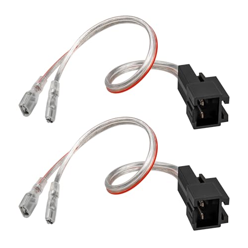 NuIth Car Speaker Wiring Harness Connector Adapter Replacement for Chrysler/Dodge/Jeep/Eagle/Plymouth 1991-2007 Aftermarket Door Speaker Wire Cable Plug 2 PC