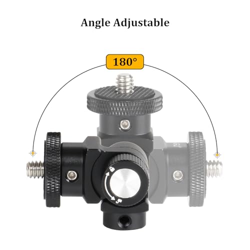 HSU Vertical Mount Adapter, Aluminum 1/4”-20 Screw Hole (Black)