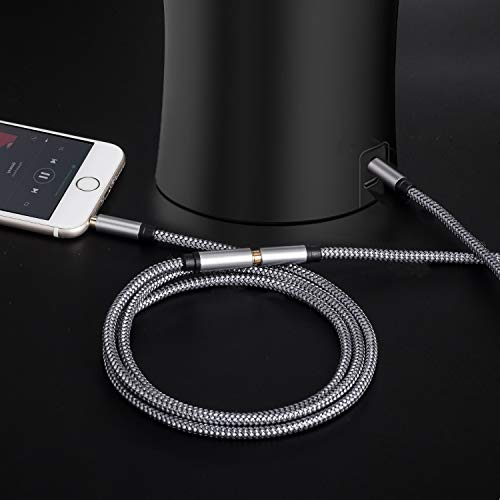 Tan QY 3.5mm Audio Extension Cable 6ft, Male to Female for Headphone - size: 6Ft/2M