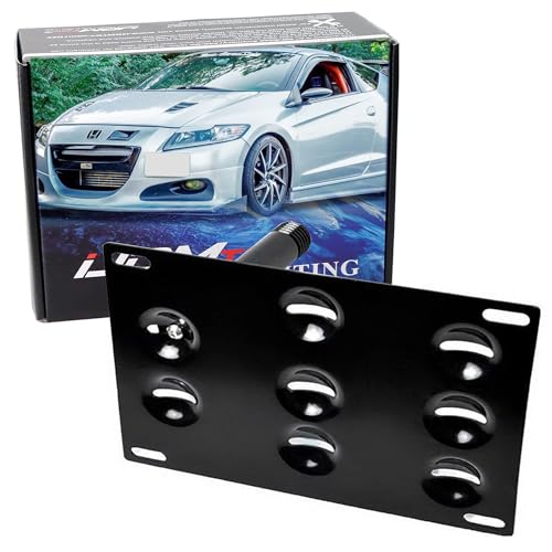 iJDMTOY Tow Hook License Plate Mounting Kit for Honda CR-Z/Fit/Insight